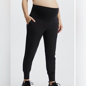 Fabletics Black Maternity Joggers
